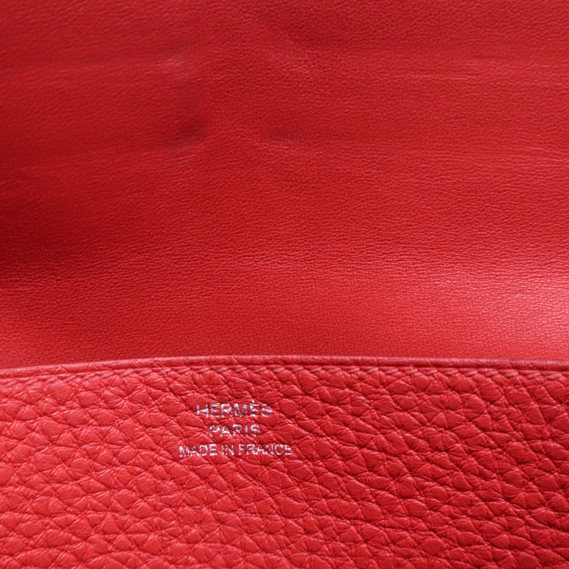 Red Clemence Dogon Long Wallet W20493