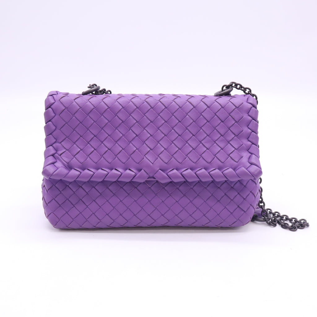 Bottega Veneta Intrecciato Nappa Small Olimpia Bag twins B24576