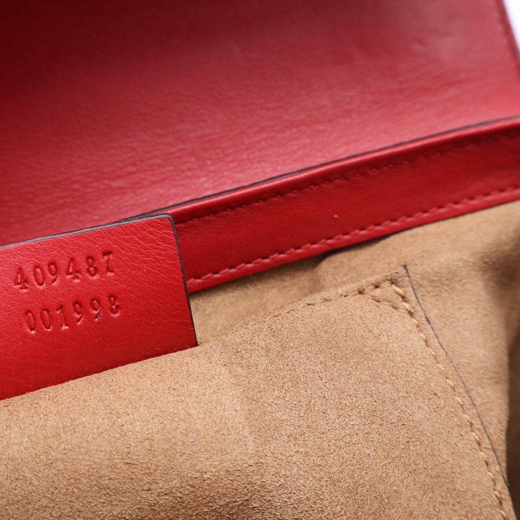 Padlock Shoulder Bag GG Coated Canvas and Leather Small
