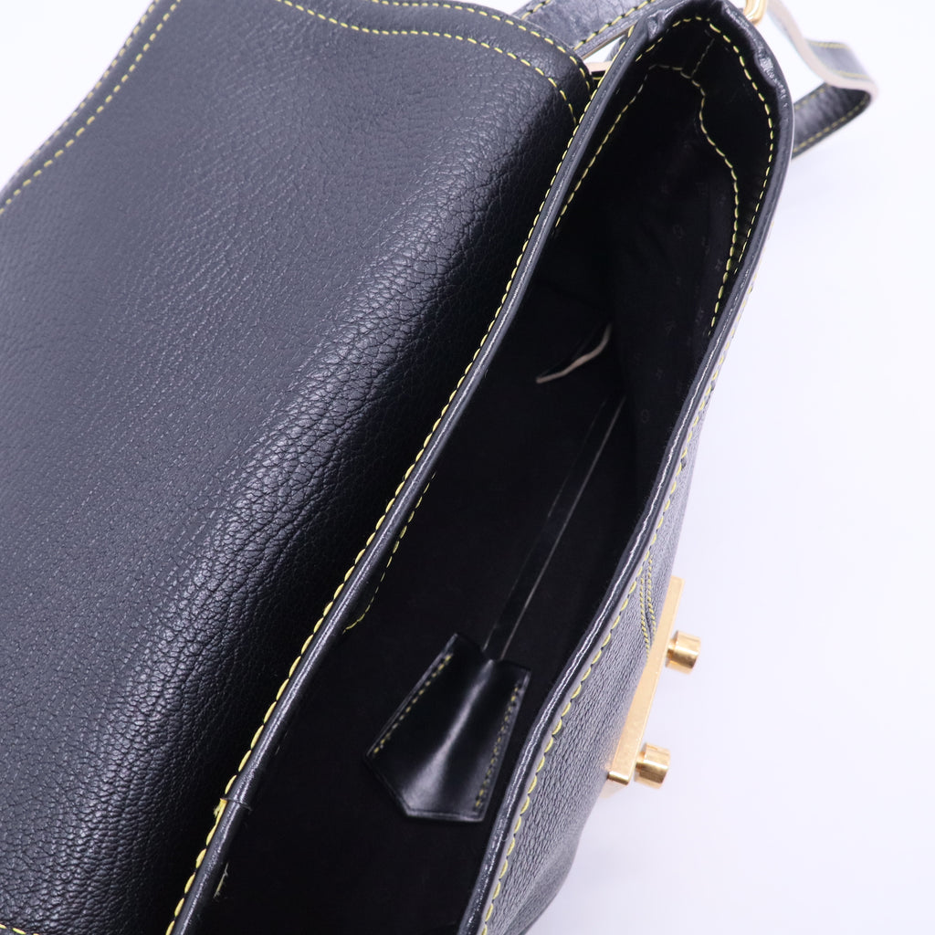 Black Suhali Leather L'Essentiel PM Bag B12343