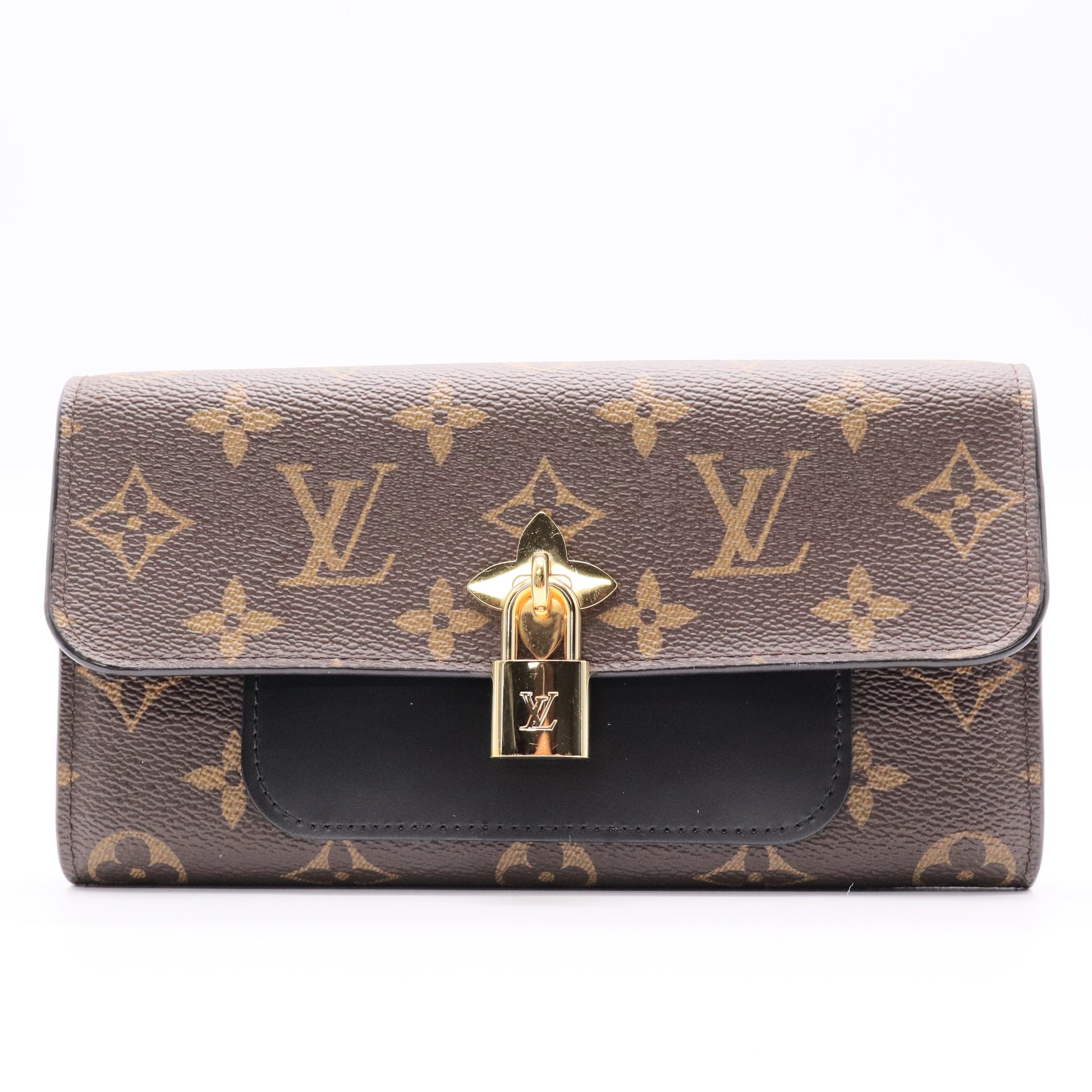 Flower Wallet Monogram Canvas Wallet Twins