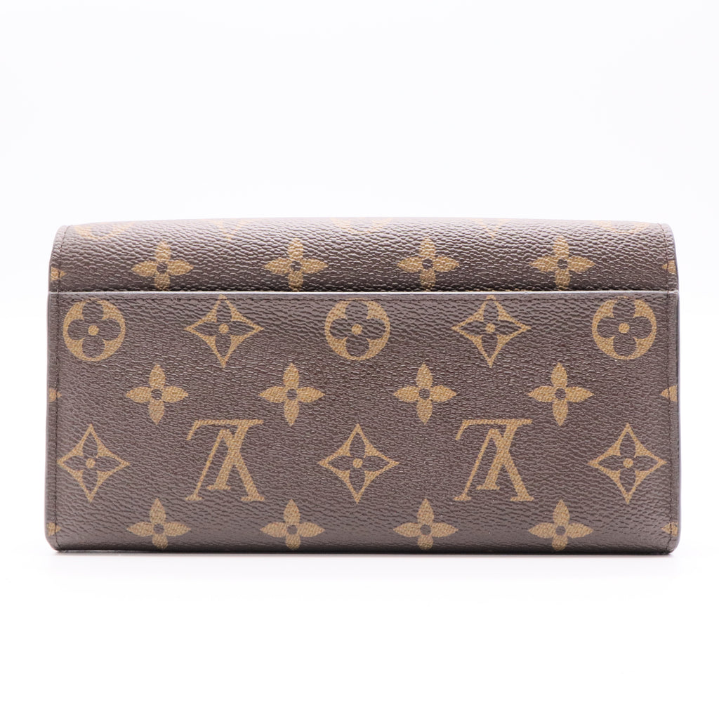 Flower Wallet Monogram Canvas Wallet Twins