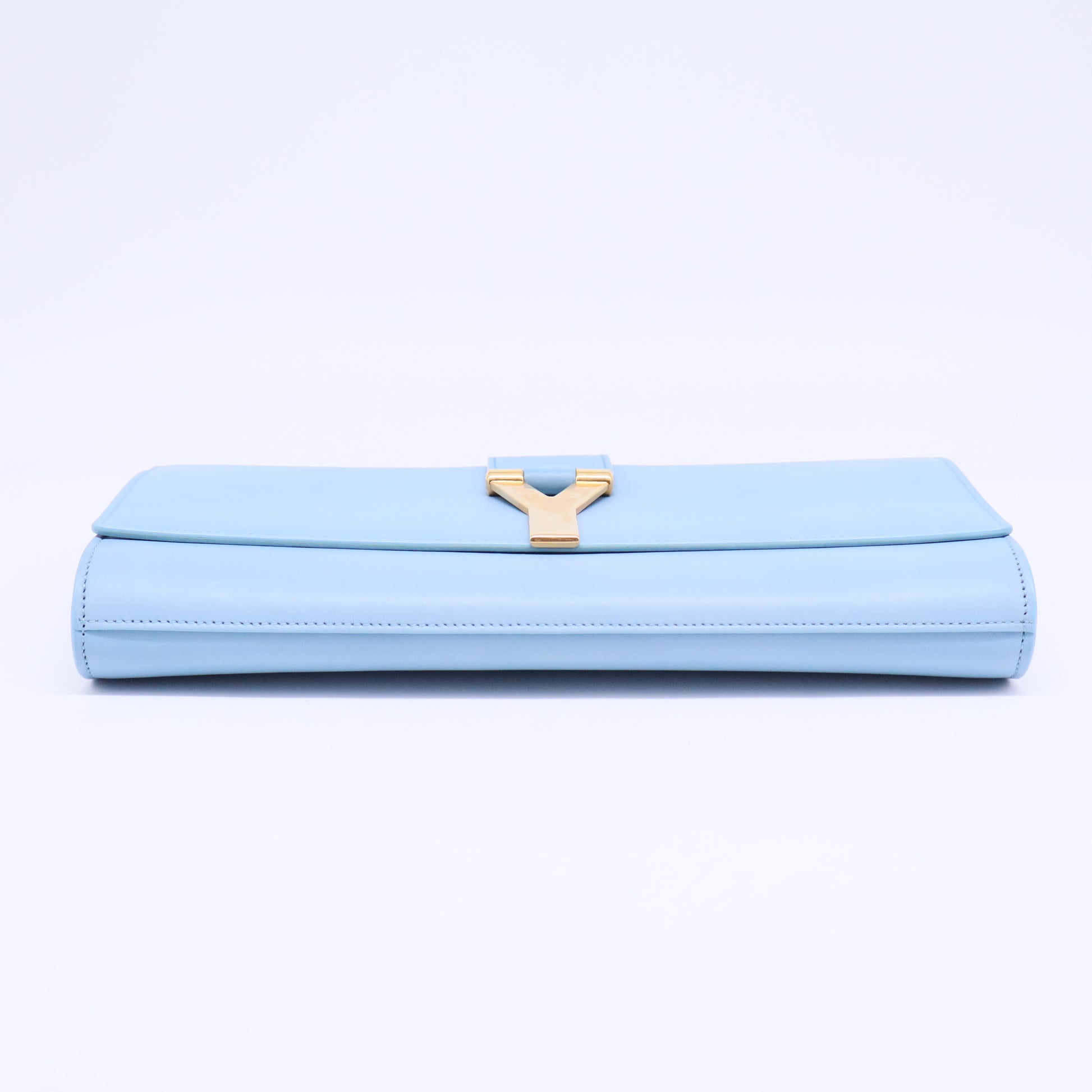 Paris Blue Classic Y-Line Clutch Bag