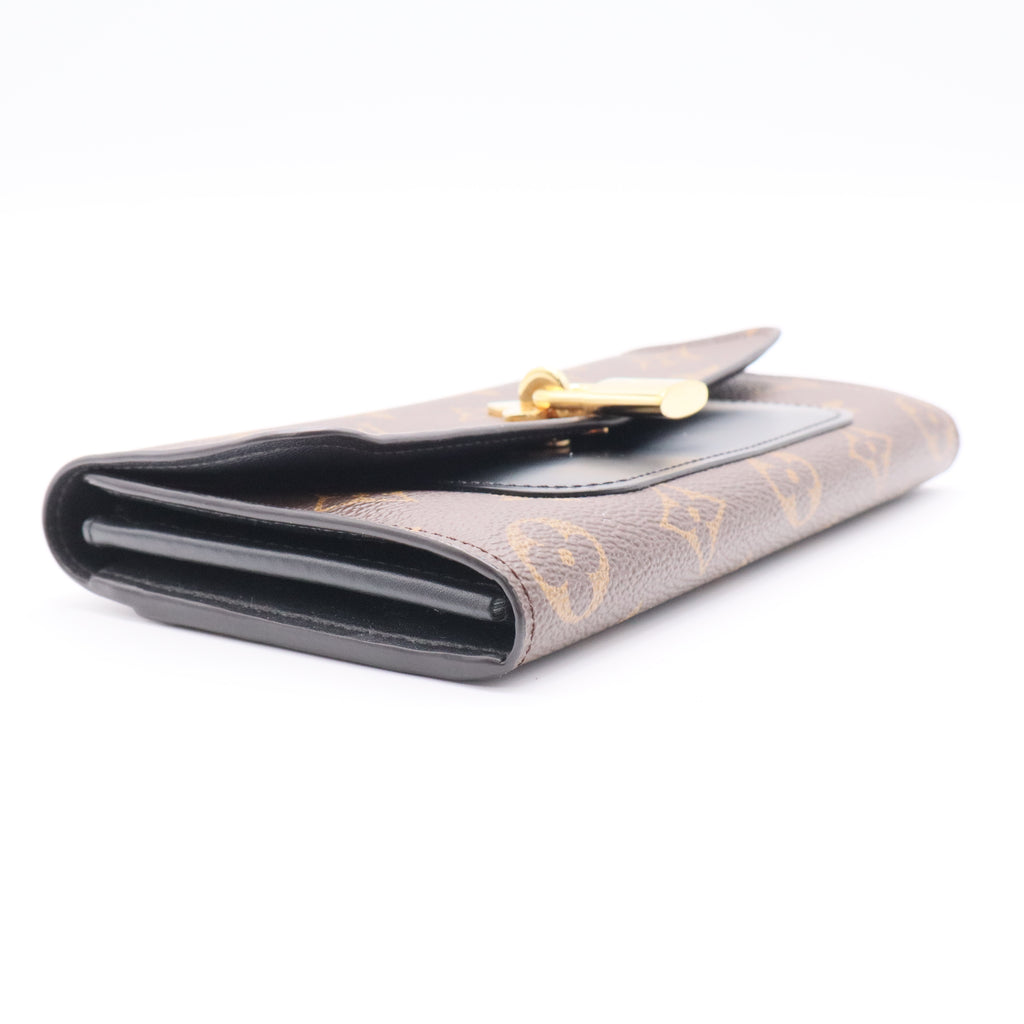 Flower Wallet Monogram Canvas Wallet Twins