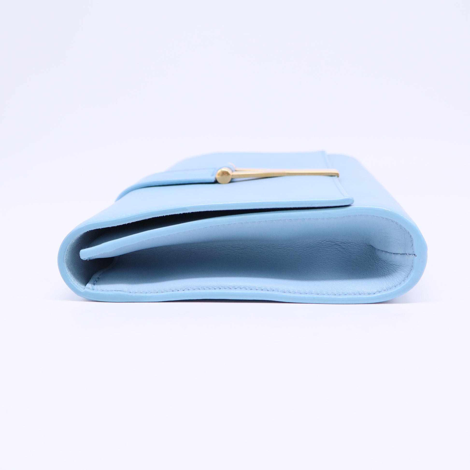 Paris Blue Classic Y-Line Clutch Bag