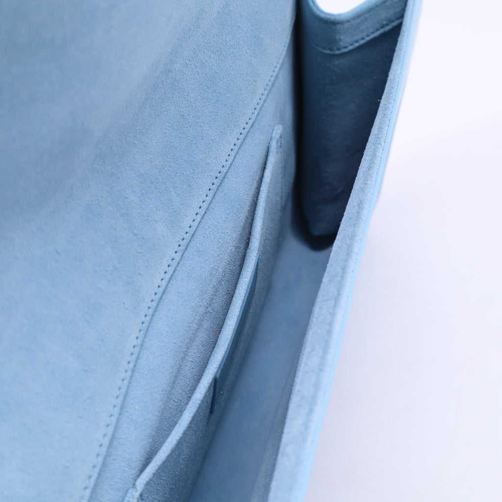 Paris Blue Classic Y-Line Clutch Bag