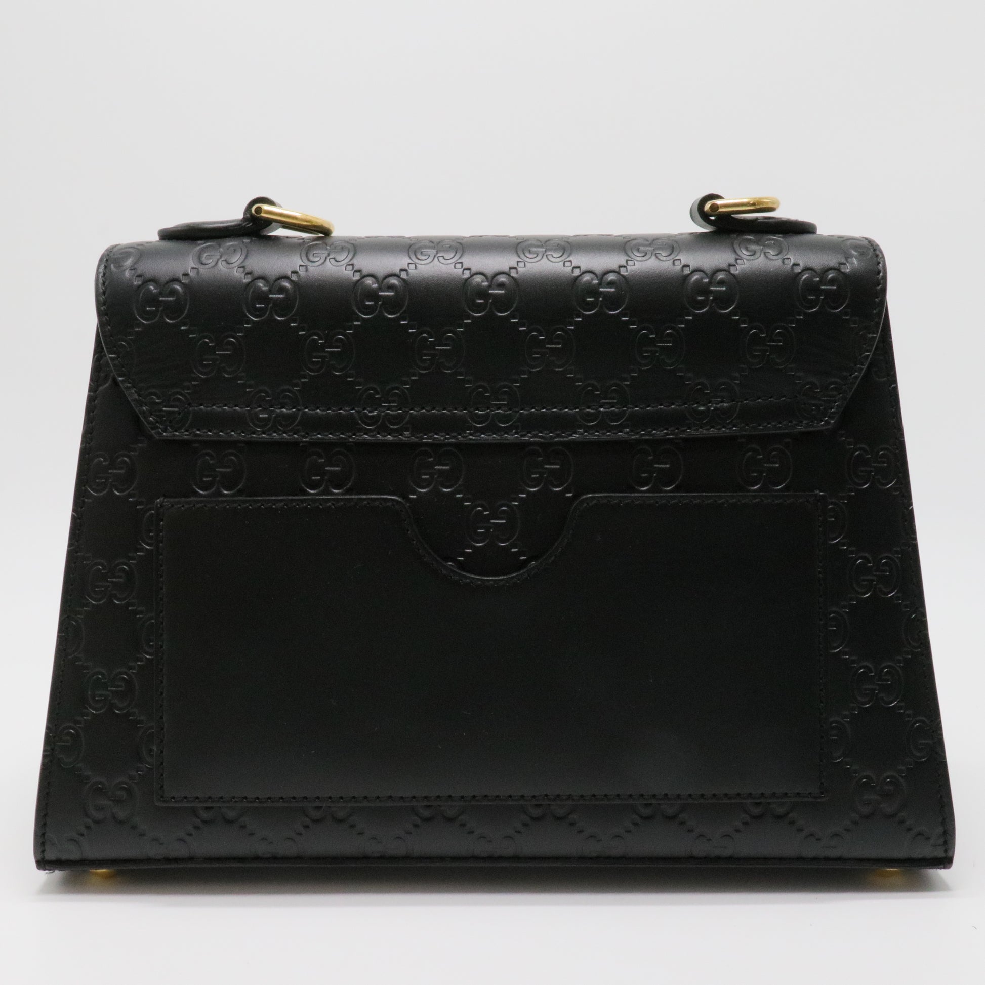 Padlock Top Handle Bag Guccissima Leathe small