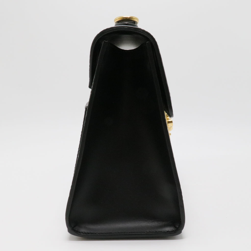 Padlock Top Handle Bag Guccissima Leathe small