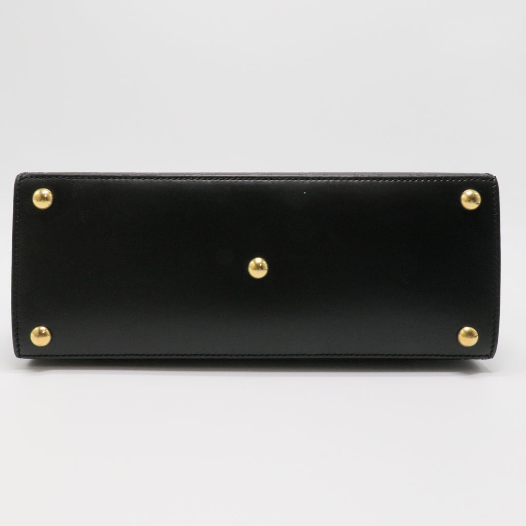 Padlock Top Handle Bag Guccissima Leathe small