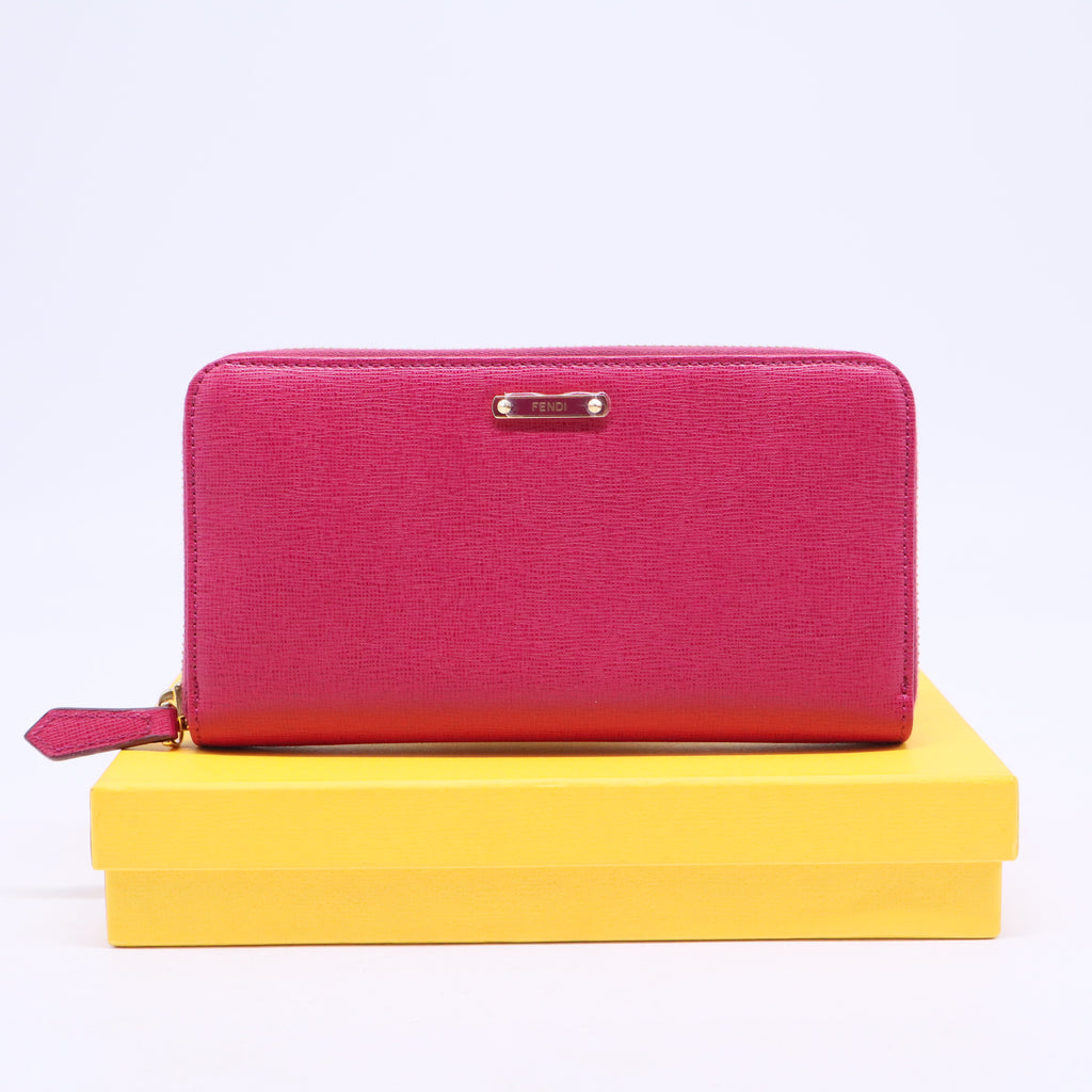 Amarena Vitello Elite Leather Zippy Wallet W20445