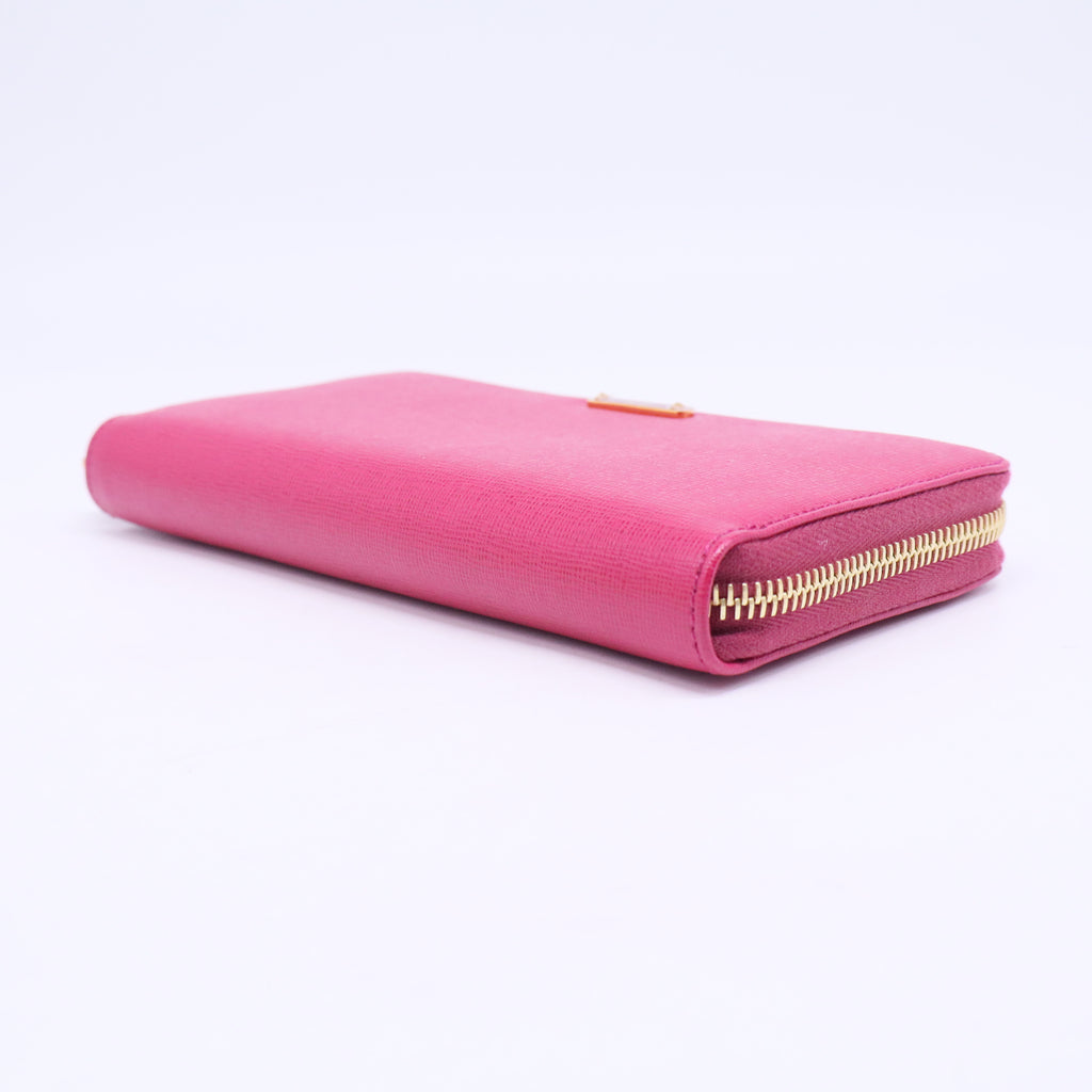 Amarena Vitello Elite Leather Zippy Wallet W20445