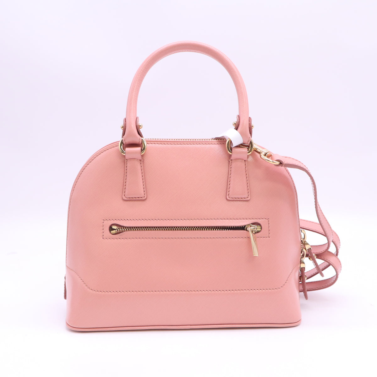 Salvatore Ferragamo Pink Leather Darina Satchel Twins B24748