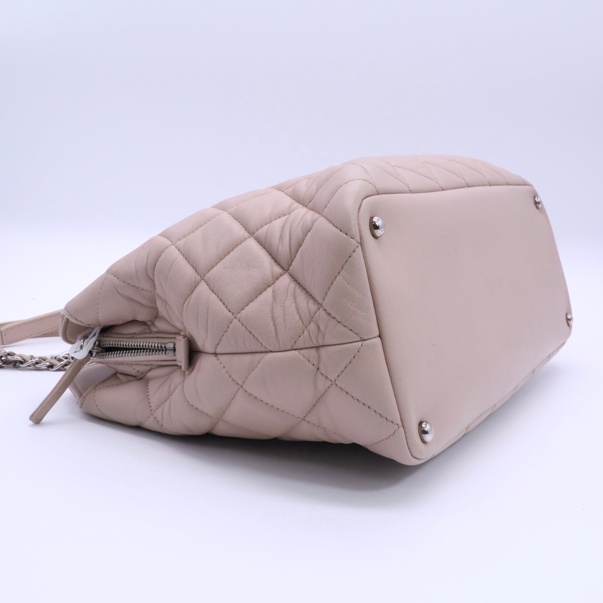 Quilted CC Top Handle Tote twins