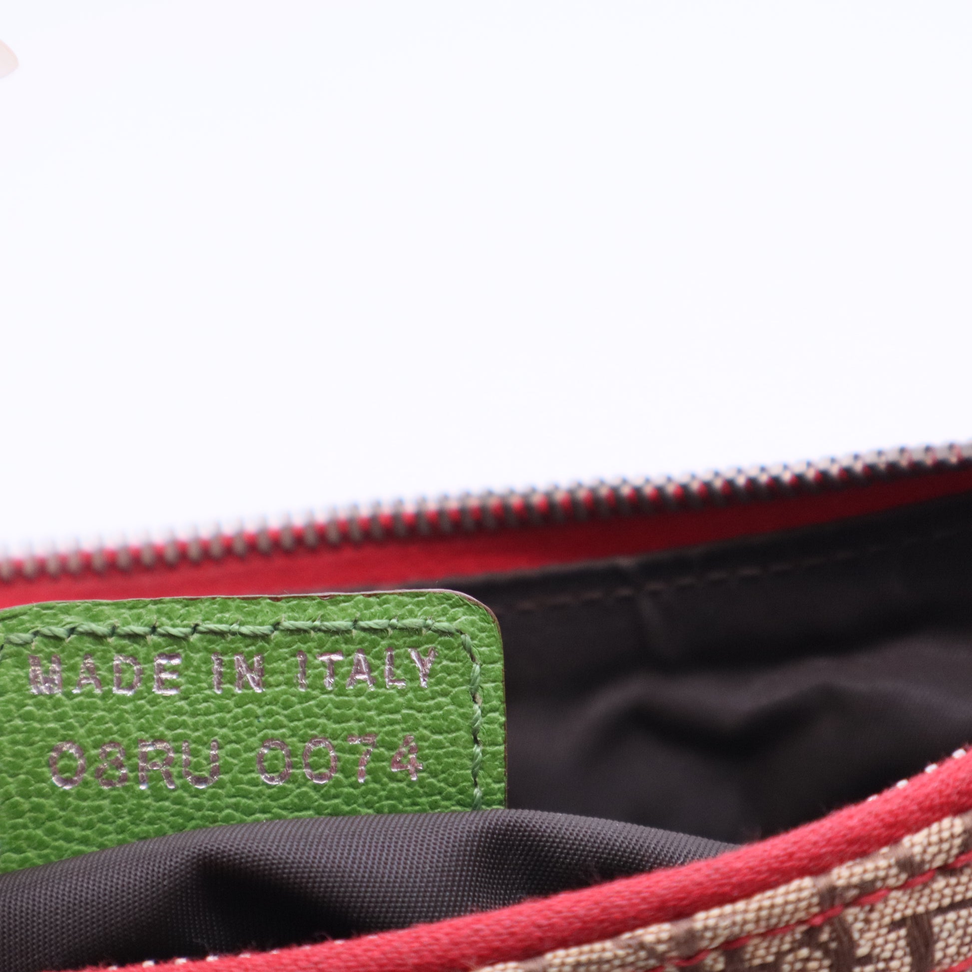 Vintage Rasta Saddle Messenger Bag Diorissimo Canvas Medium B12385