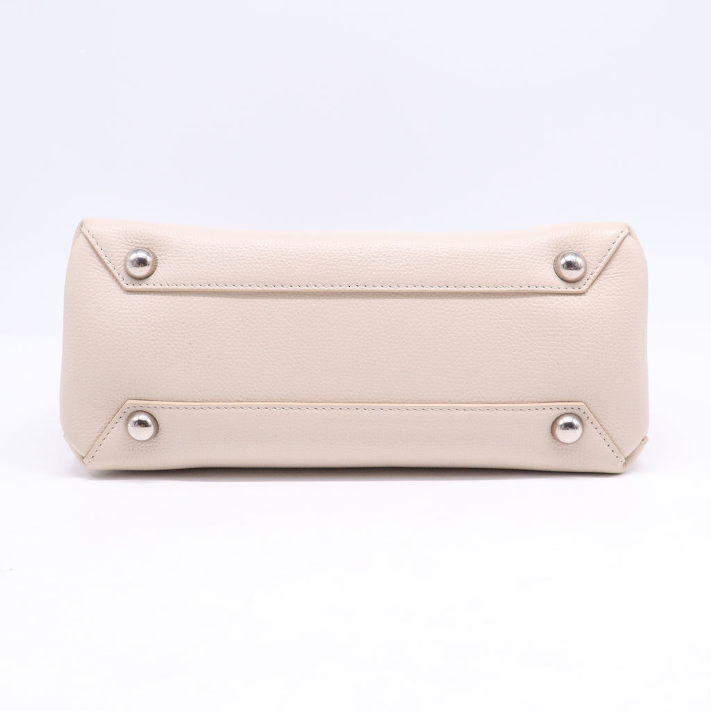 Grainy Calfskin House Check Small Banner Tote B21878
