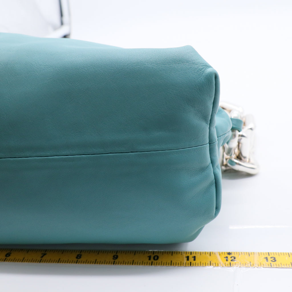Smooth Butter Calf The Chain Pouch Linoleum