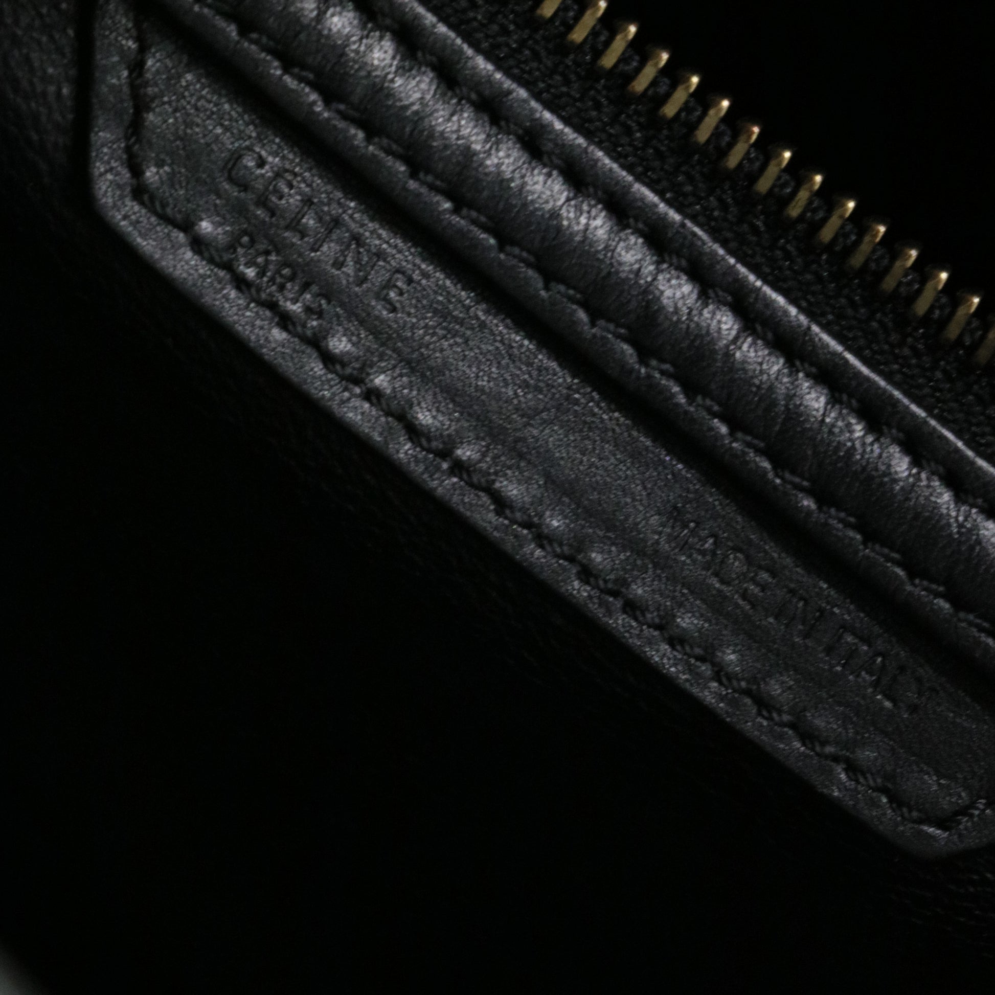 Tricolor Luggage Bag Canvas and Leather Micro