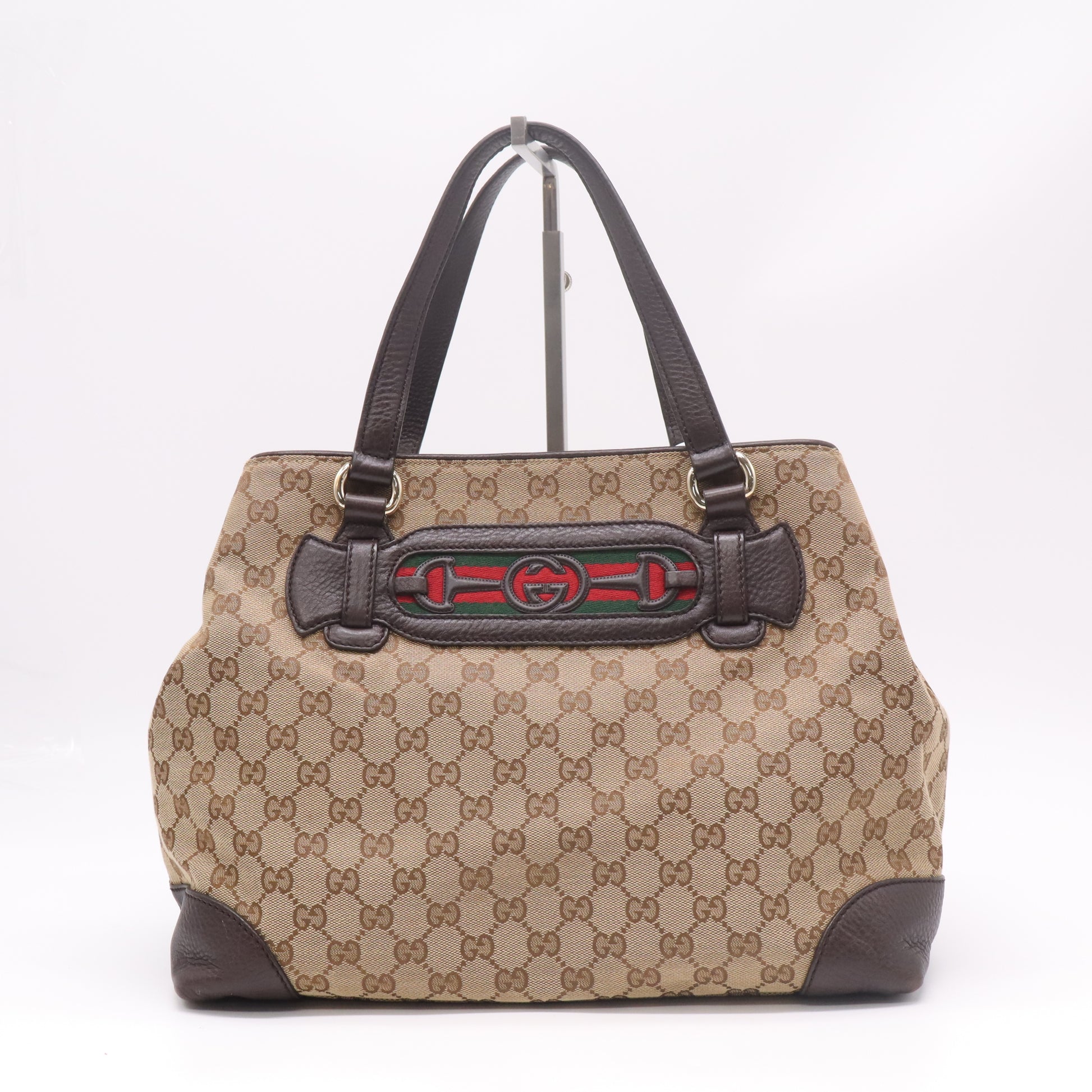 Gucci GG Canvas Web Dressage Tote Bag B22954