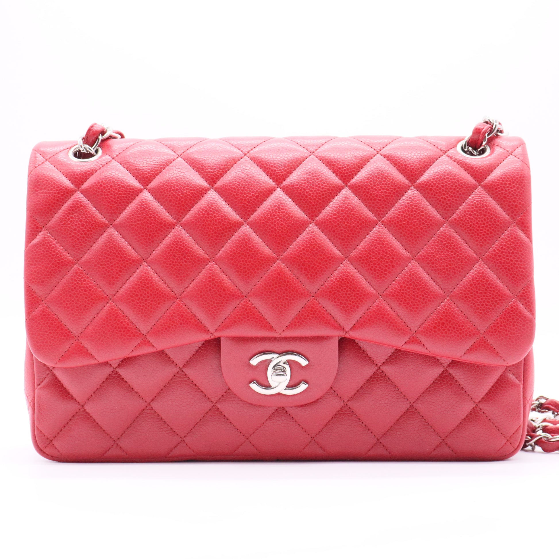Classic Double Flap Bag Quilted Lambskin Jumbo