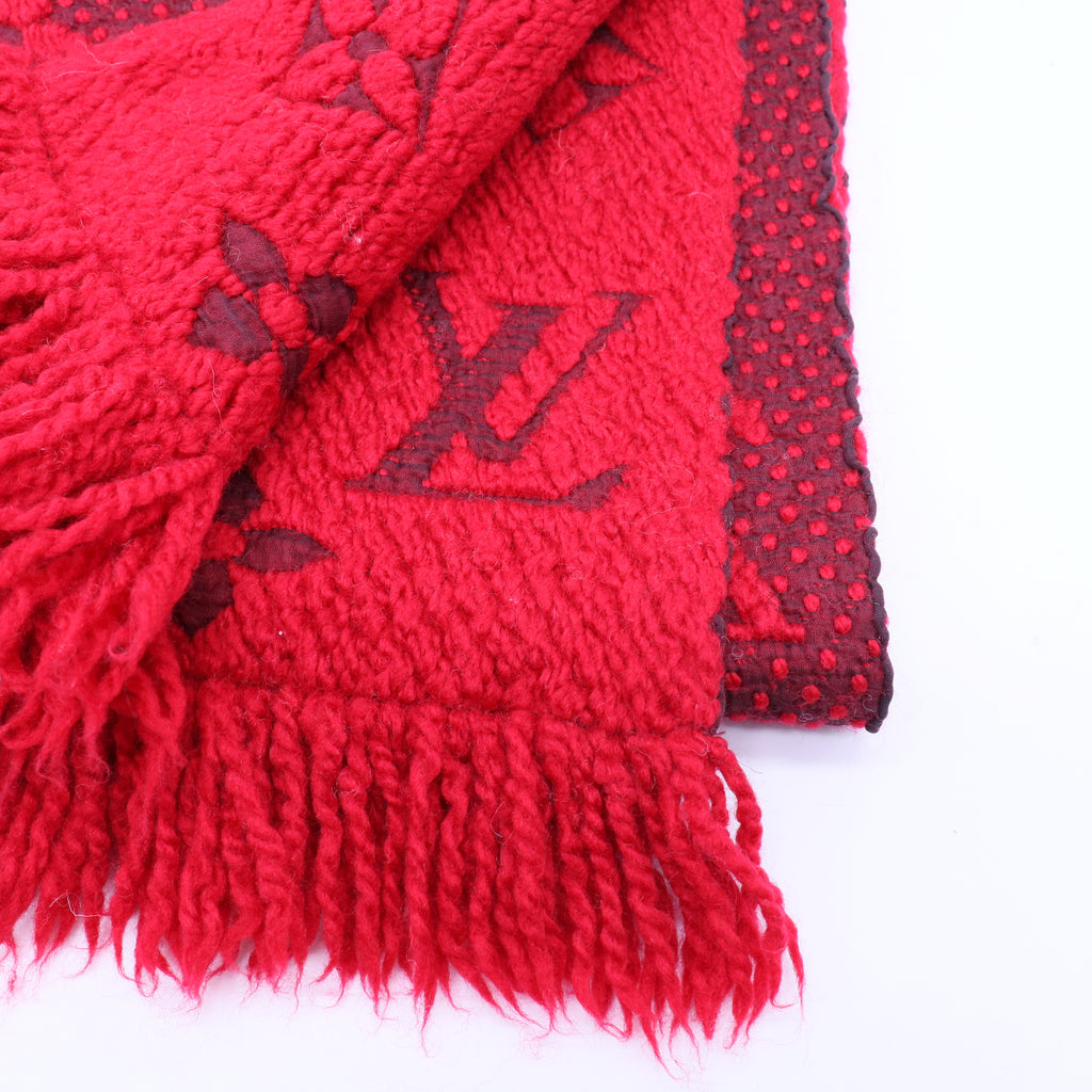 Logomania wool scarf W11322