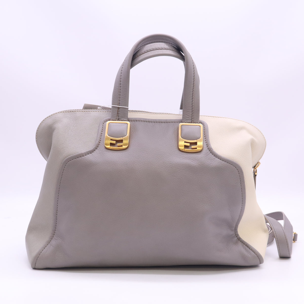 Fendi Leather Top Handle Bag Twins B24611