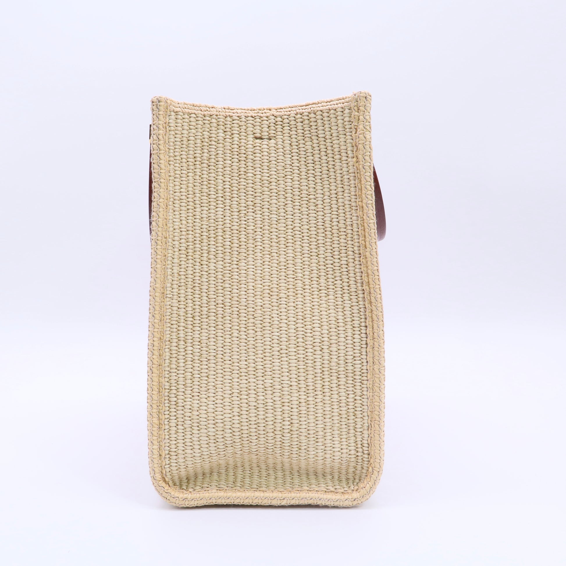 Sunshine Medium Raffia Tote Bag twins