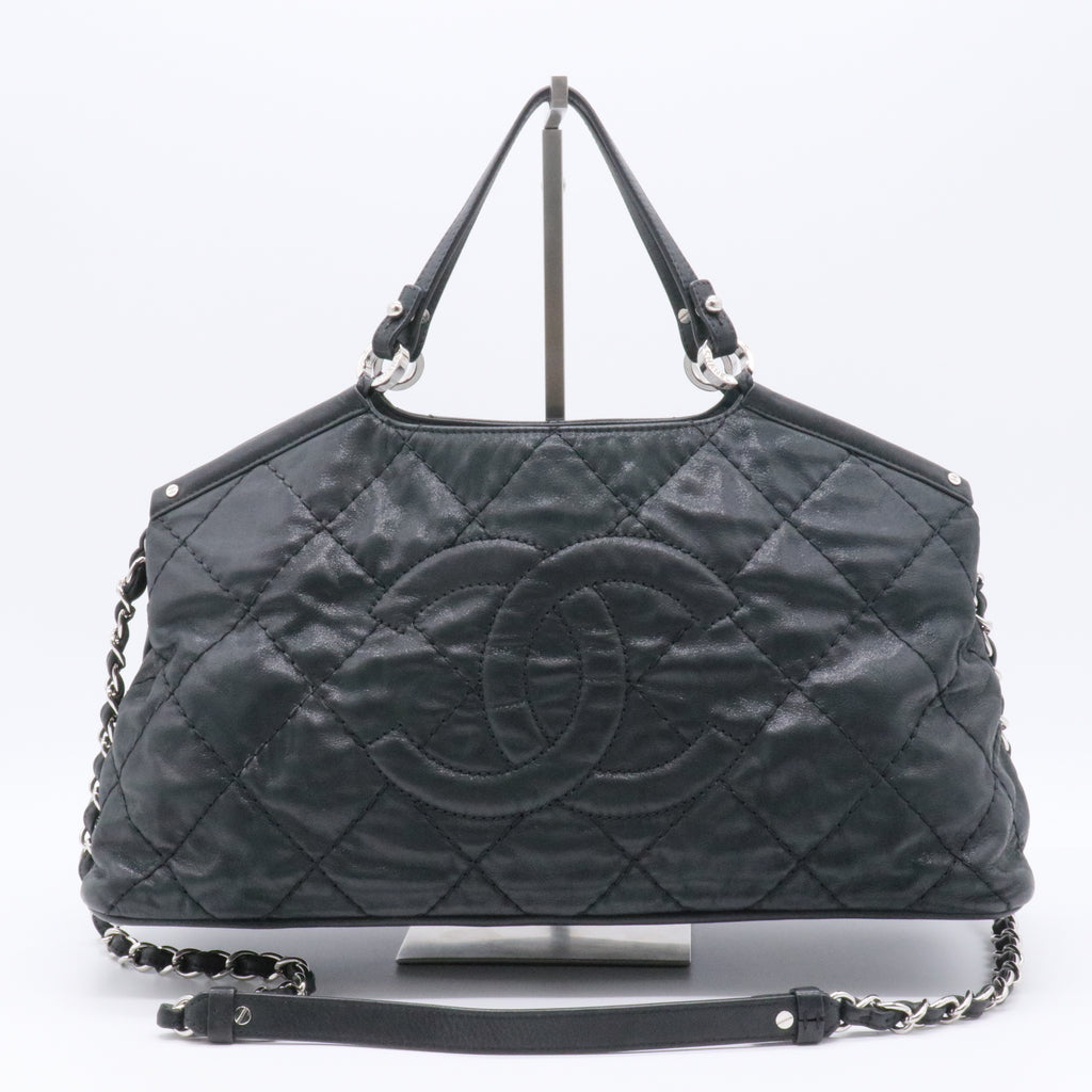 CC Sea Hit Tote Quilted Iridescent Calfskin Small