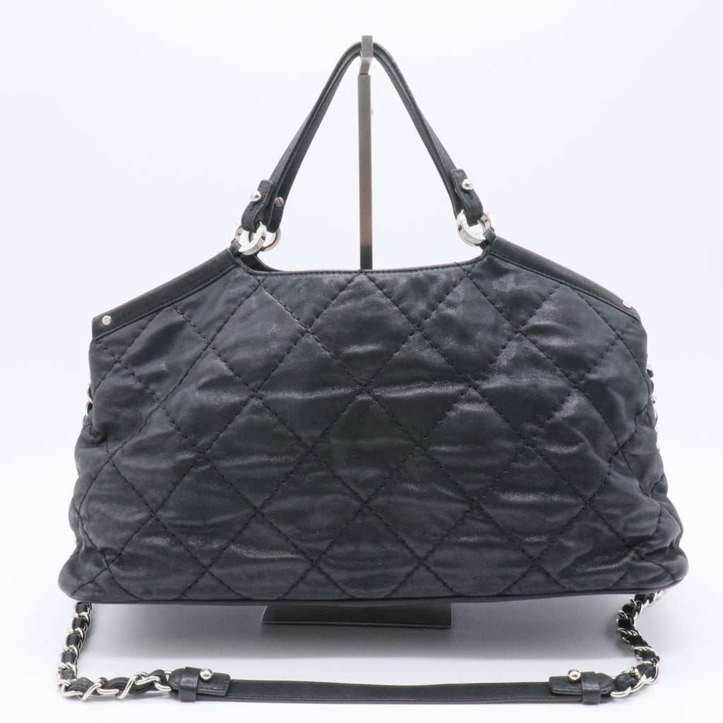 CC Sea Hit Tote Quilted Iridescent Calfskin Small