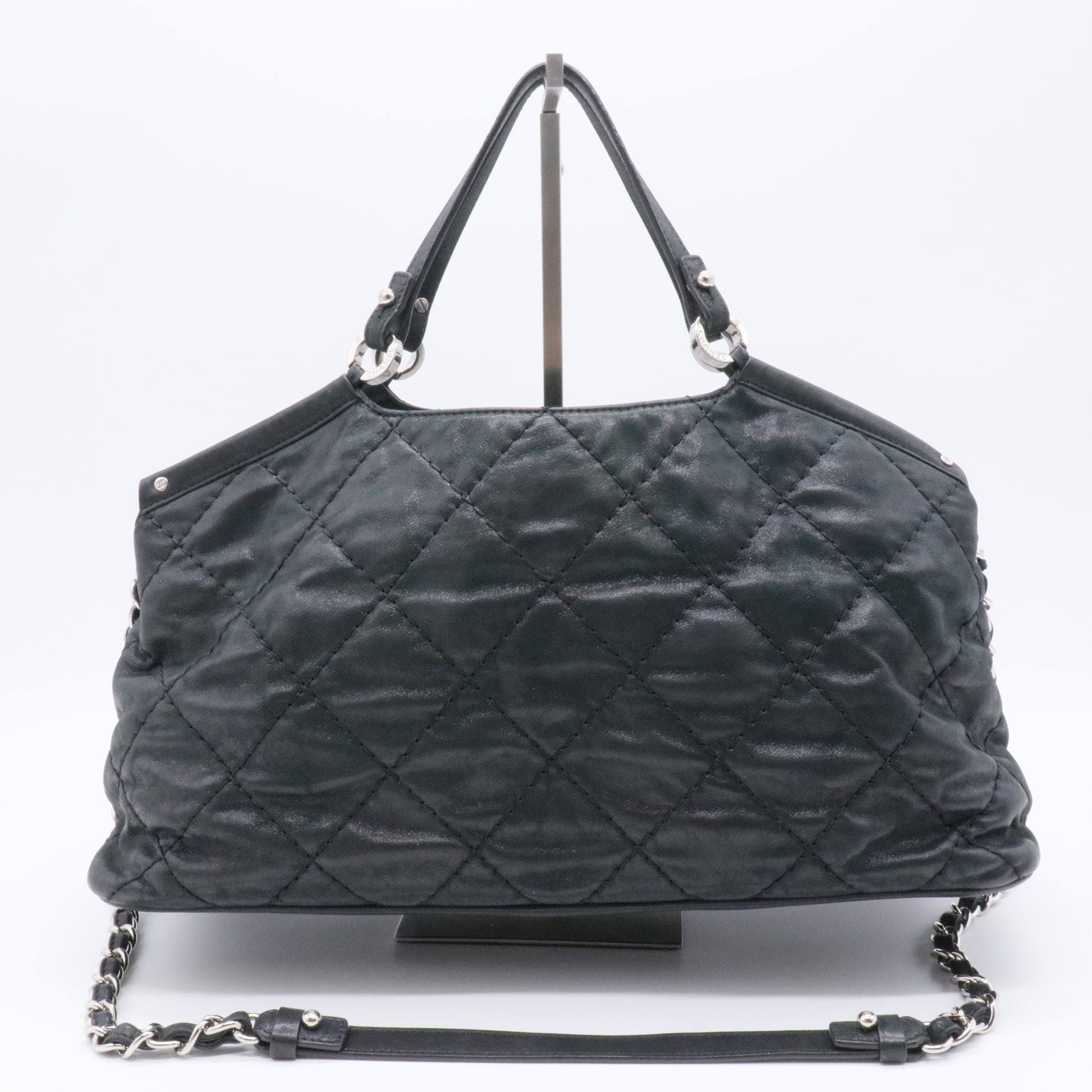 CC Sea Hit Tote Quilted Iridescent Calfskin Small