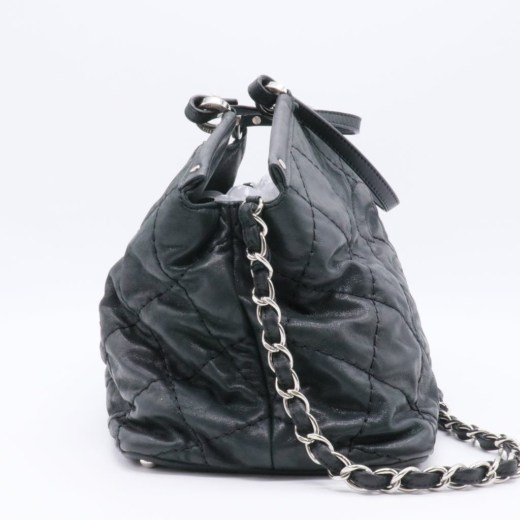 CC Sea Hit Tote Quilted Iridescent Calfskin Small