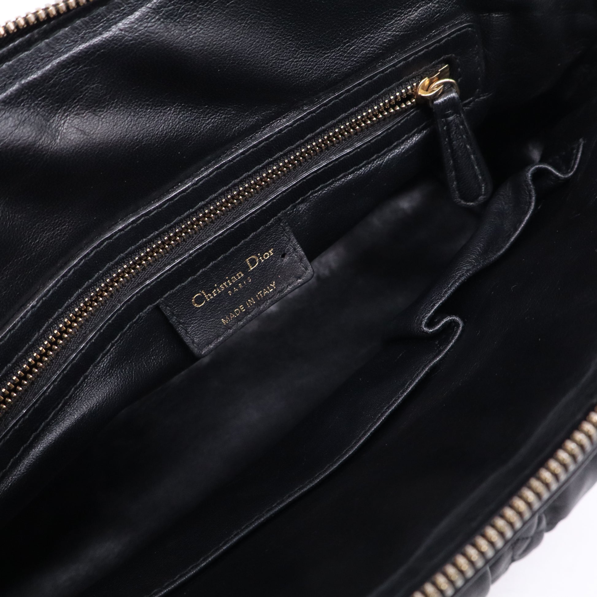 Gaufre Noir Lamb Cannage Delights  Leather Shoulder Bag B20487