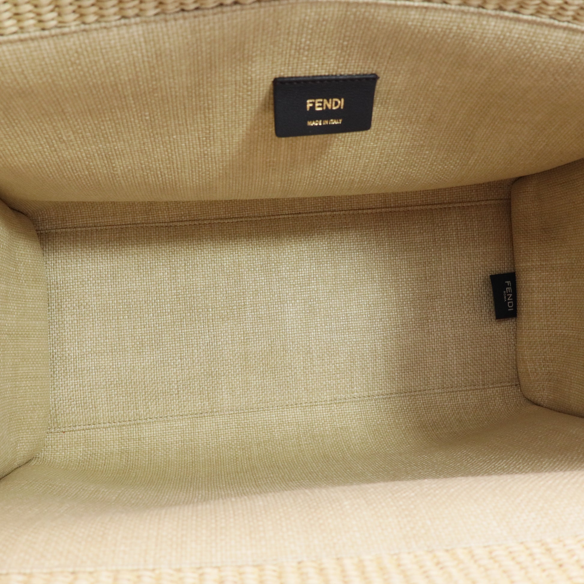 Sunshine Medium Raffia Tote Bag twins