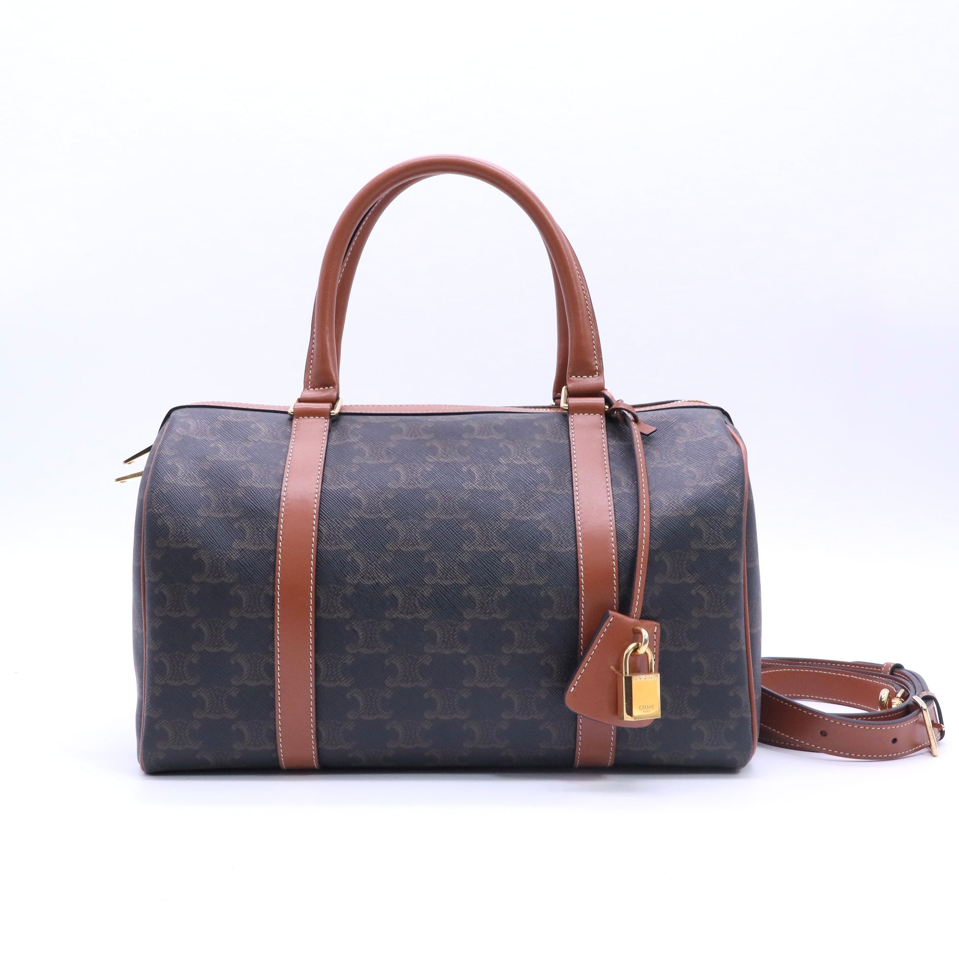 Boston bag in Triomphe Canvas twins