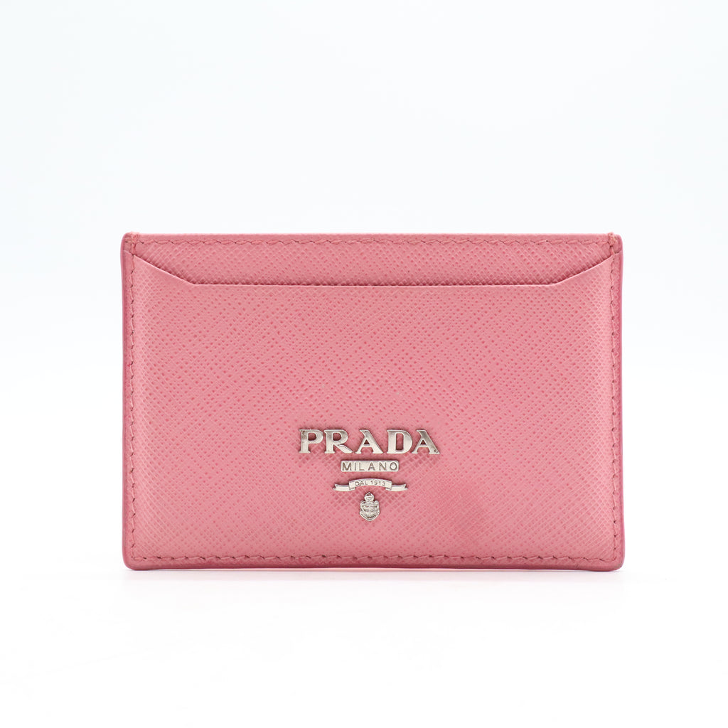Prada Saffiano Leather Card Holder W21181