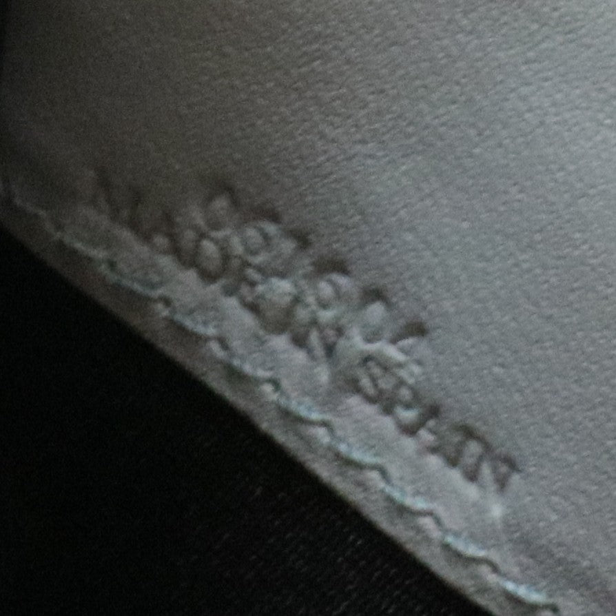 Calfskin Anagram Embossed Continental Wallet Pastel Blue