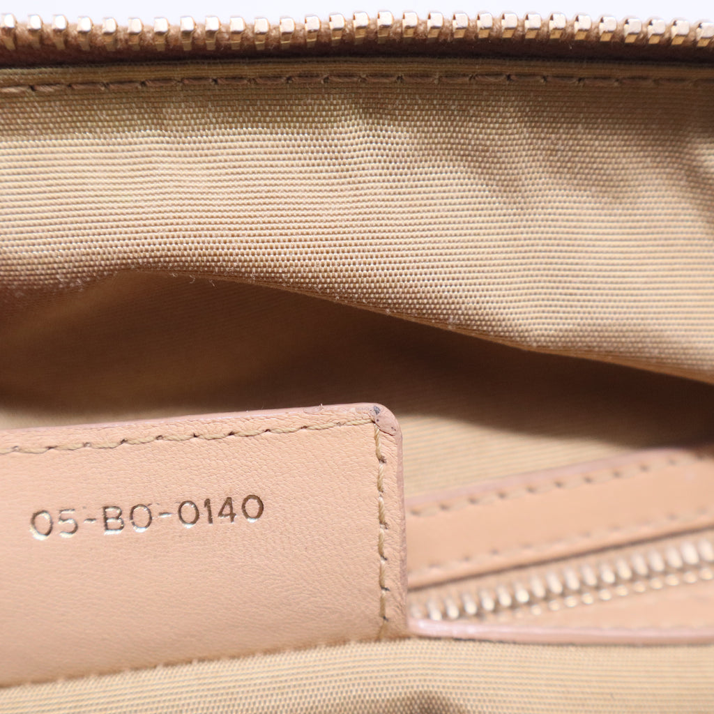 Cannage Quilted Side Pocket Satchel