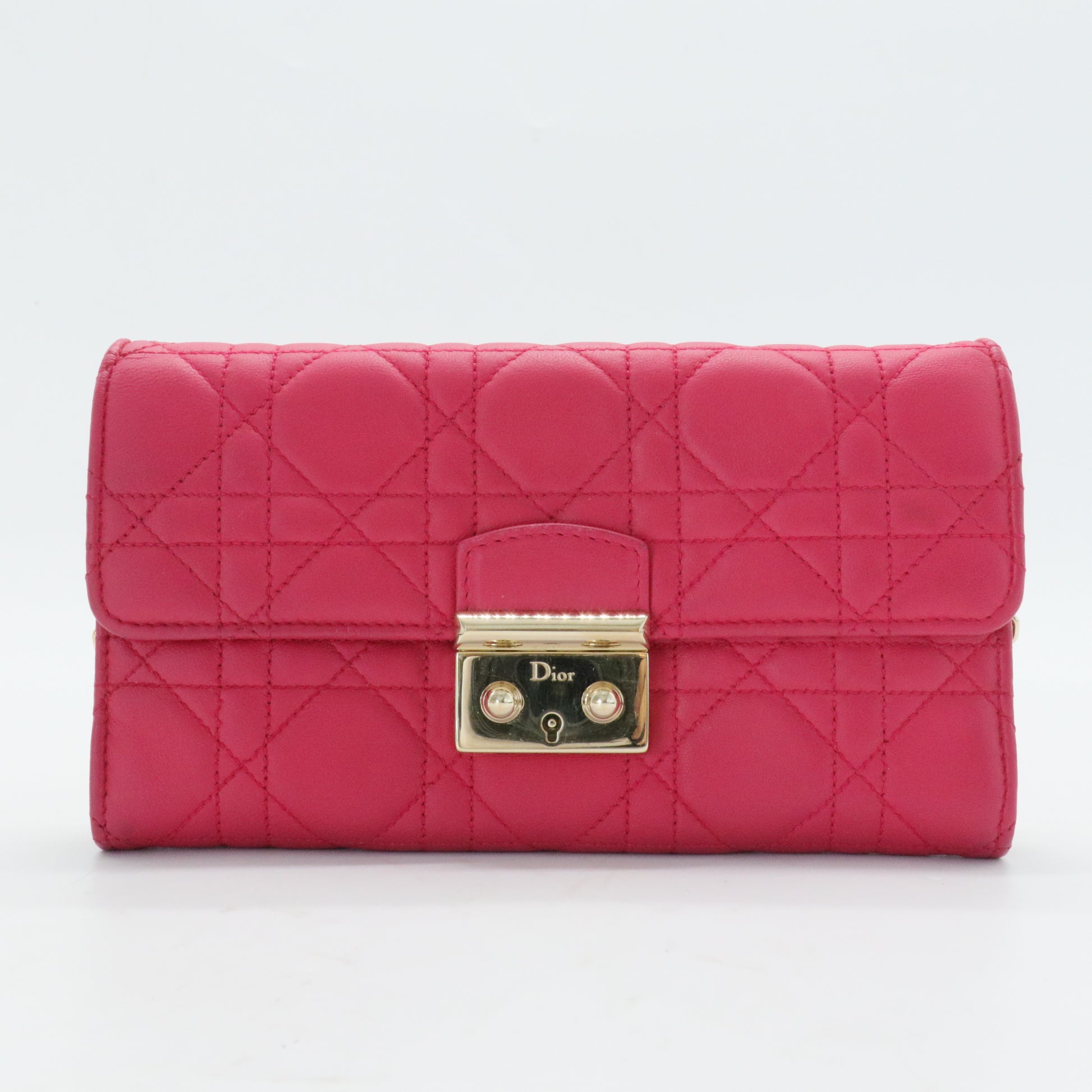 Miss Dior Rendez Vous Chain Wallet Cannage Quilt Lambskin