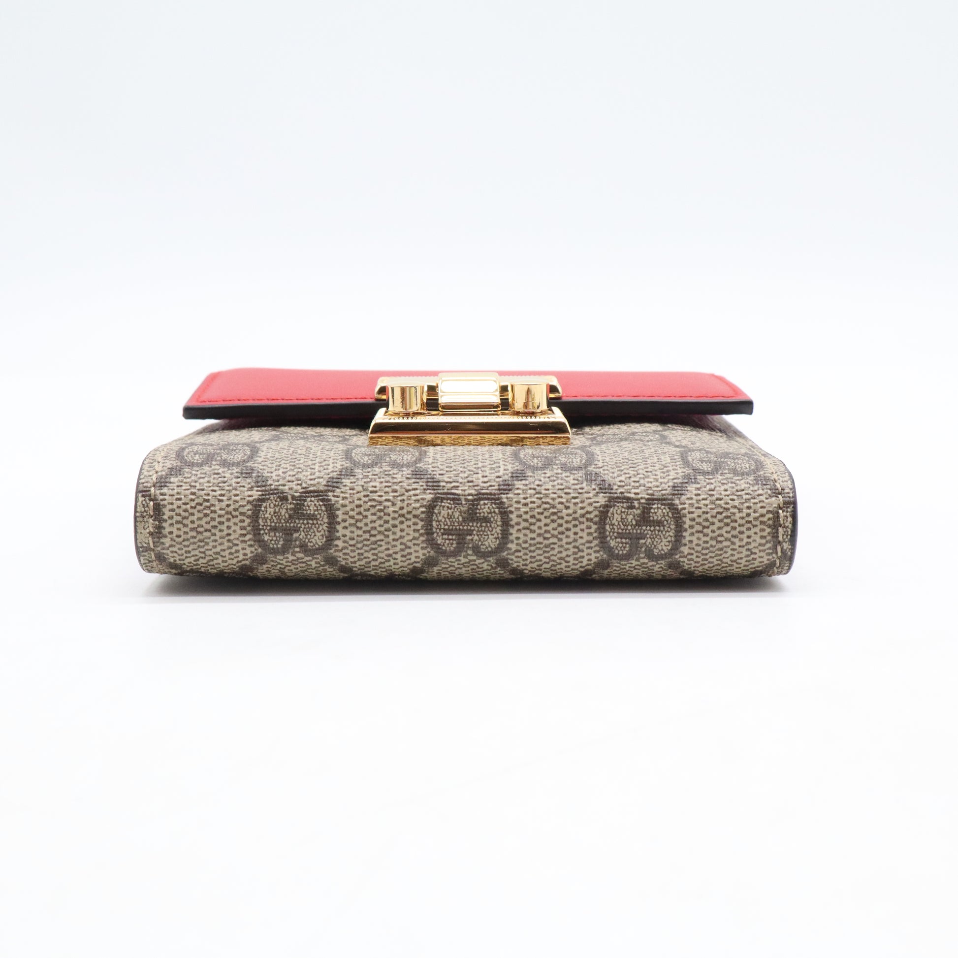Gucci Padlock GG Supreme Compact Wallet W21247