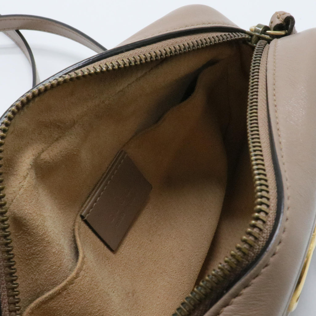 Calfskin Matelasse Mini GG Marmont Chain Shoulder Bag