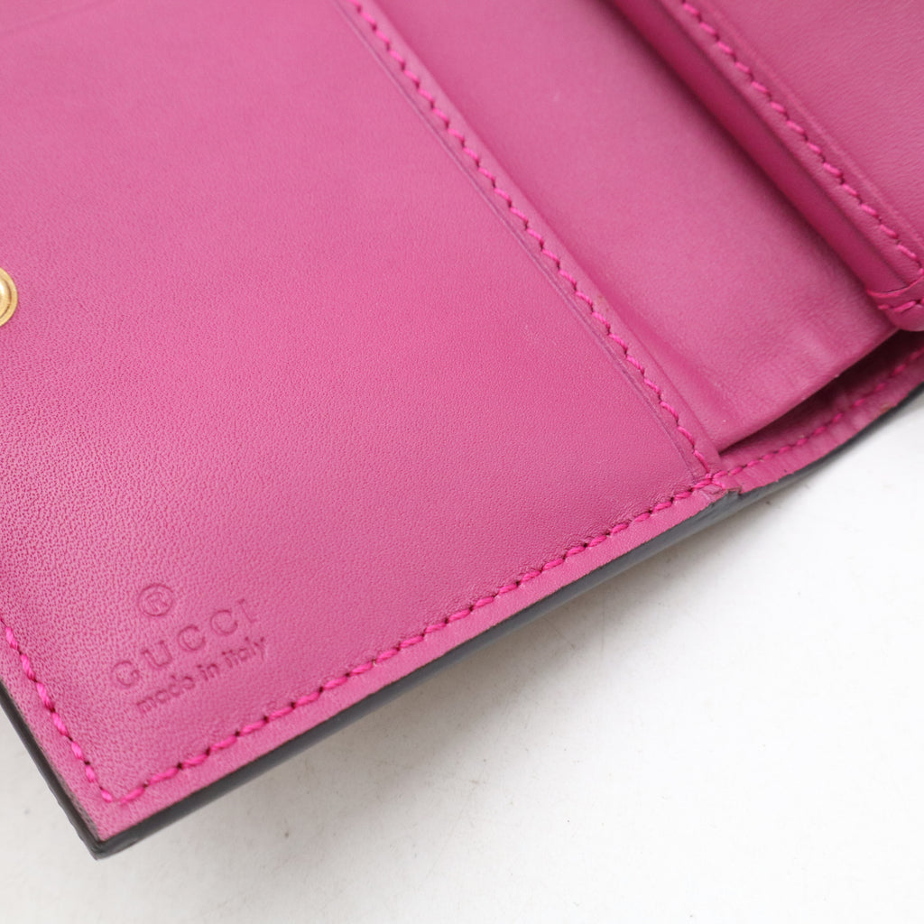 Gucci Padlock GG Supreme Compact Wallet W21247
