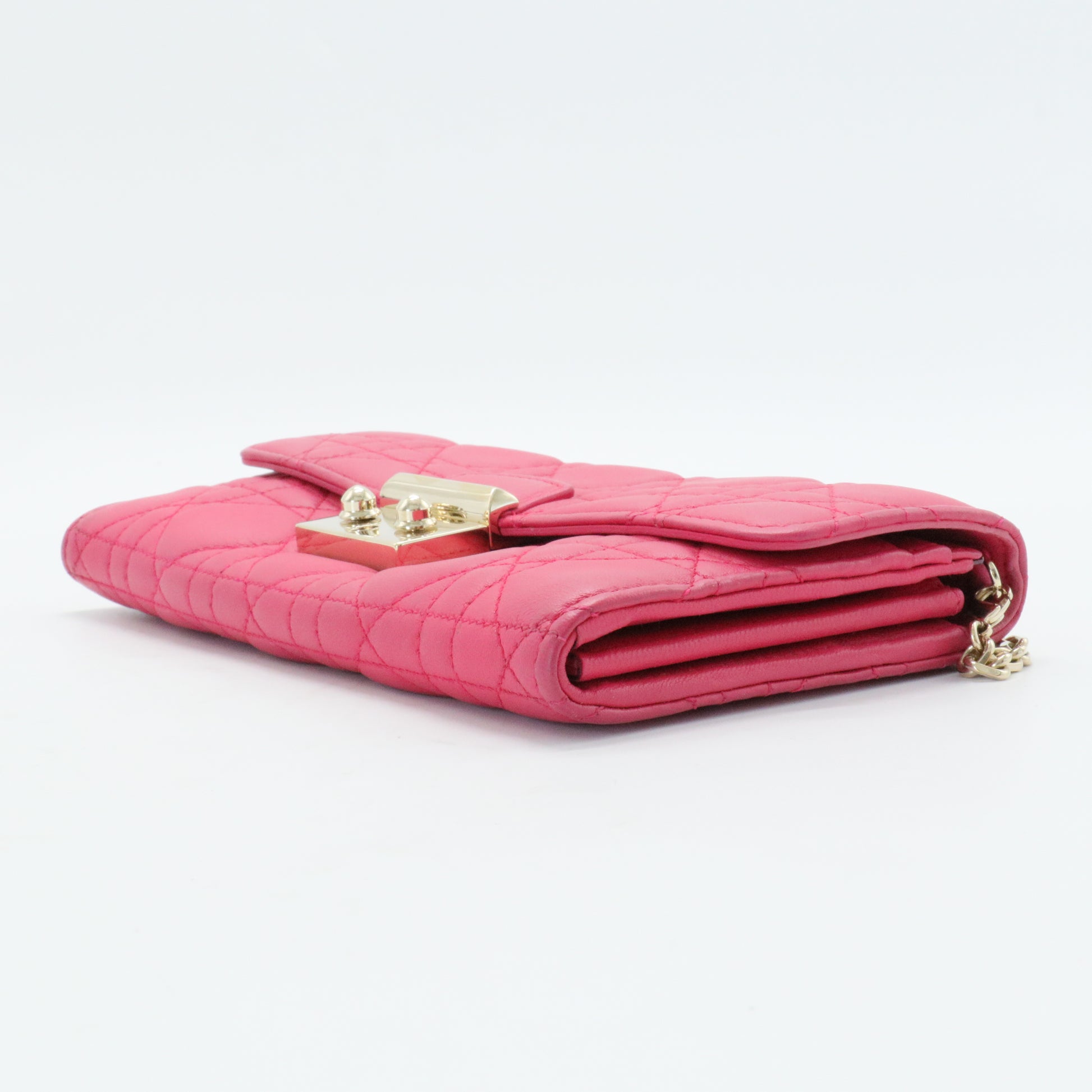 Miss Dior Rendez Vous Chain Wallet Cannage Quilt Lambskin
