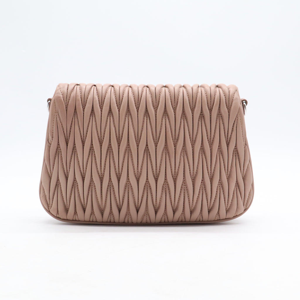 Nappa Matelasse Flap Cammeo B21763