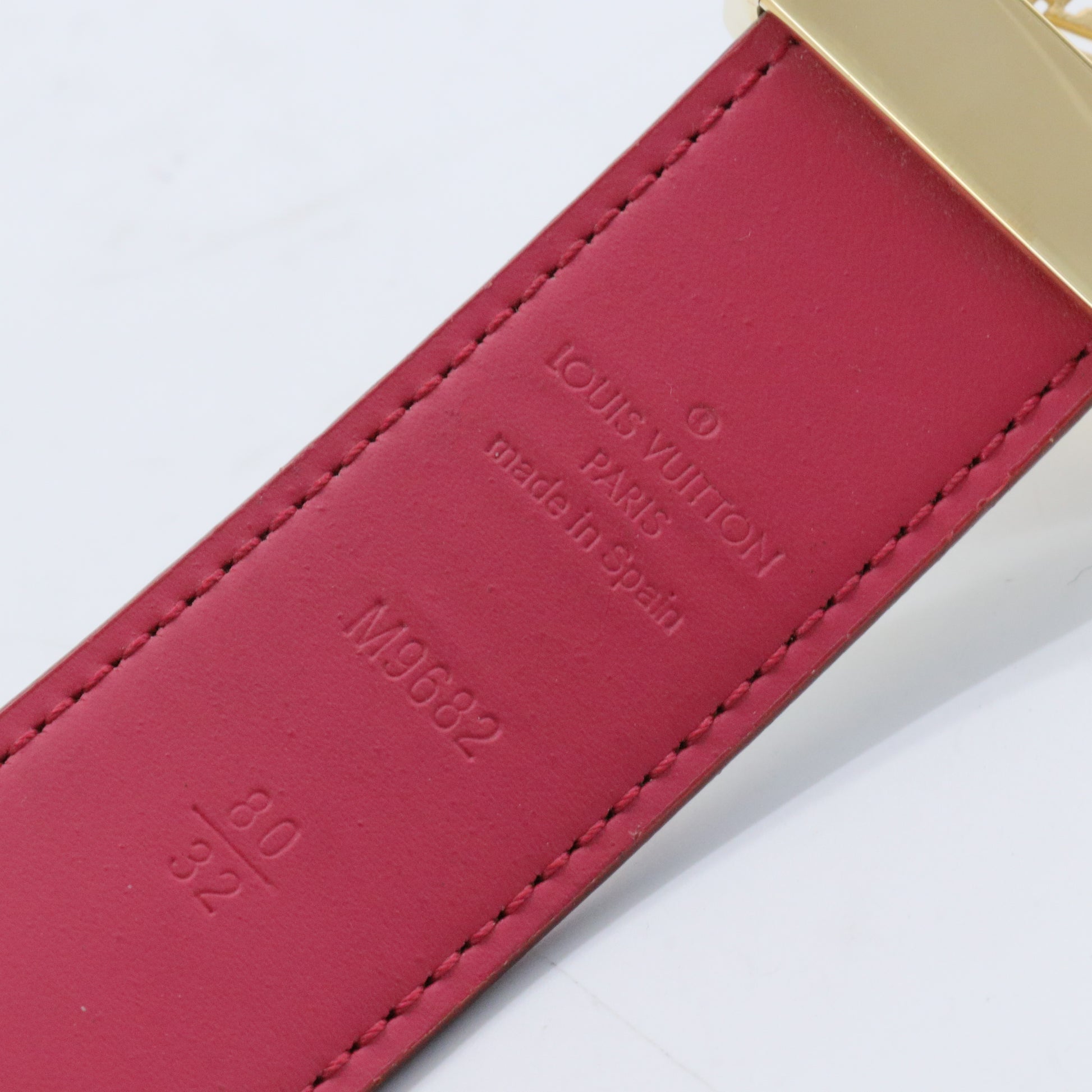 LV Cut Reversible Belt Monogram Multicolor