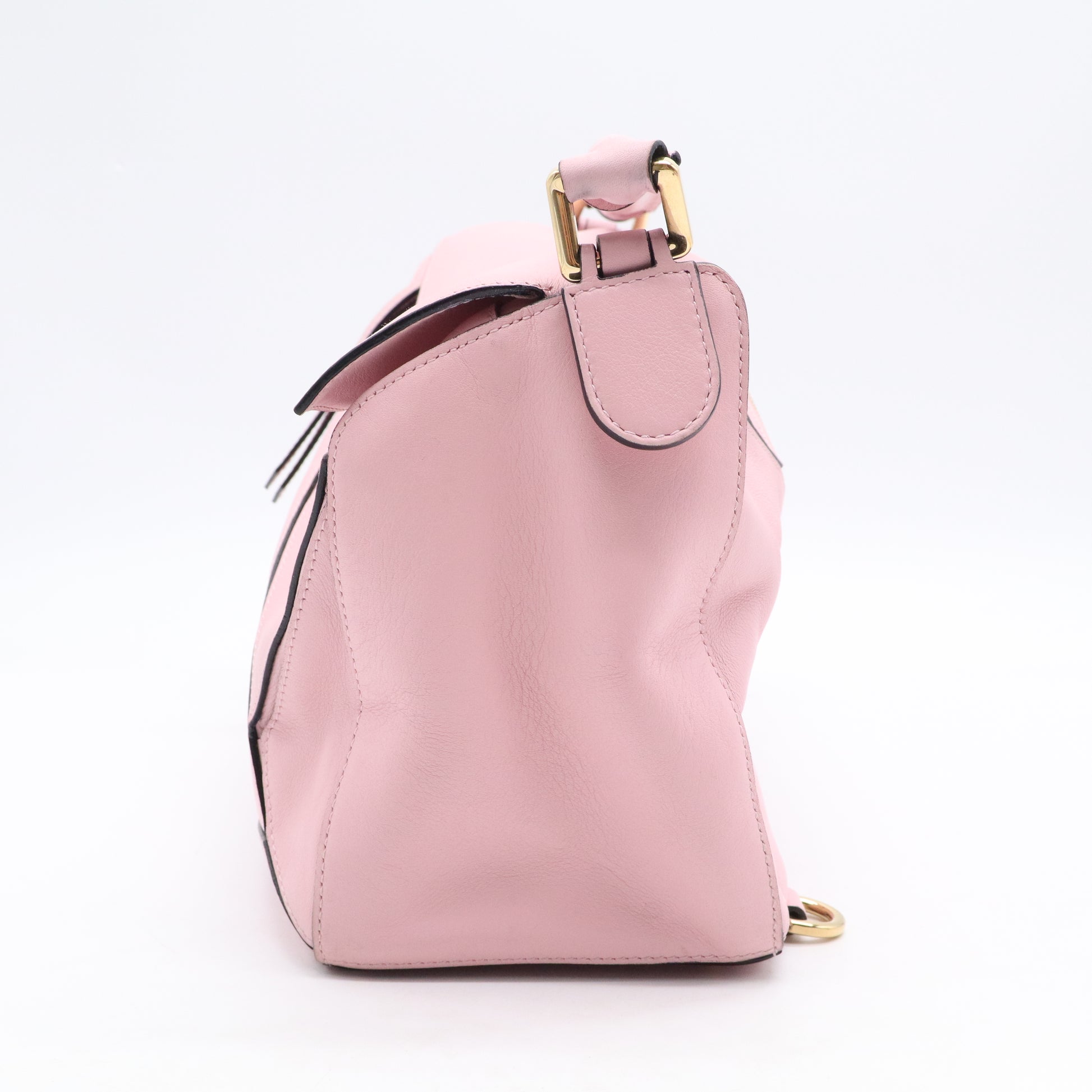 Puzzle Bag Leather Medium Baby Pink B21080