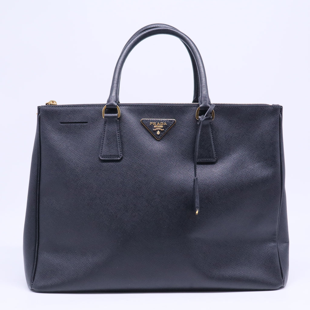 Double Zip Lux Tote Saffiano Leather Large B20567