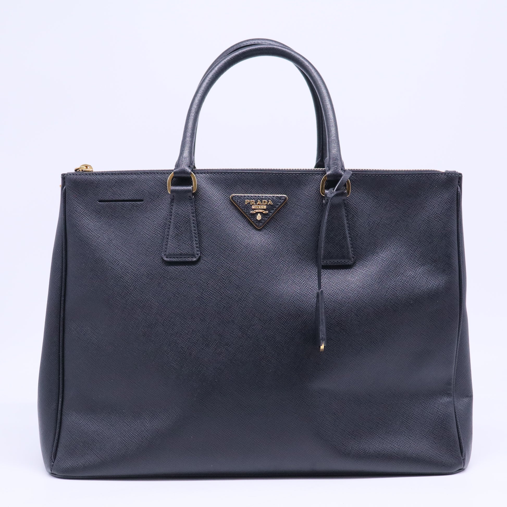 Double Zip Lux Tote Saffiano Leather Large B20567