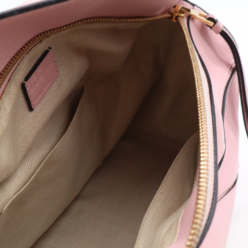 Puzzle Bag Leather Medium Baby Pink B21080