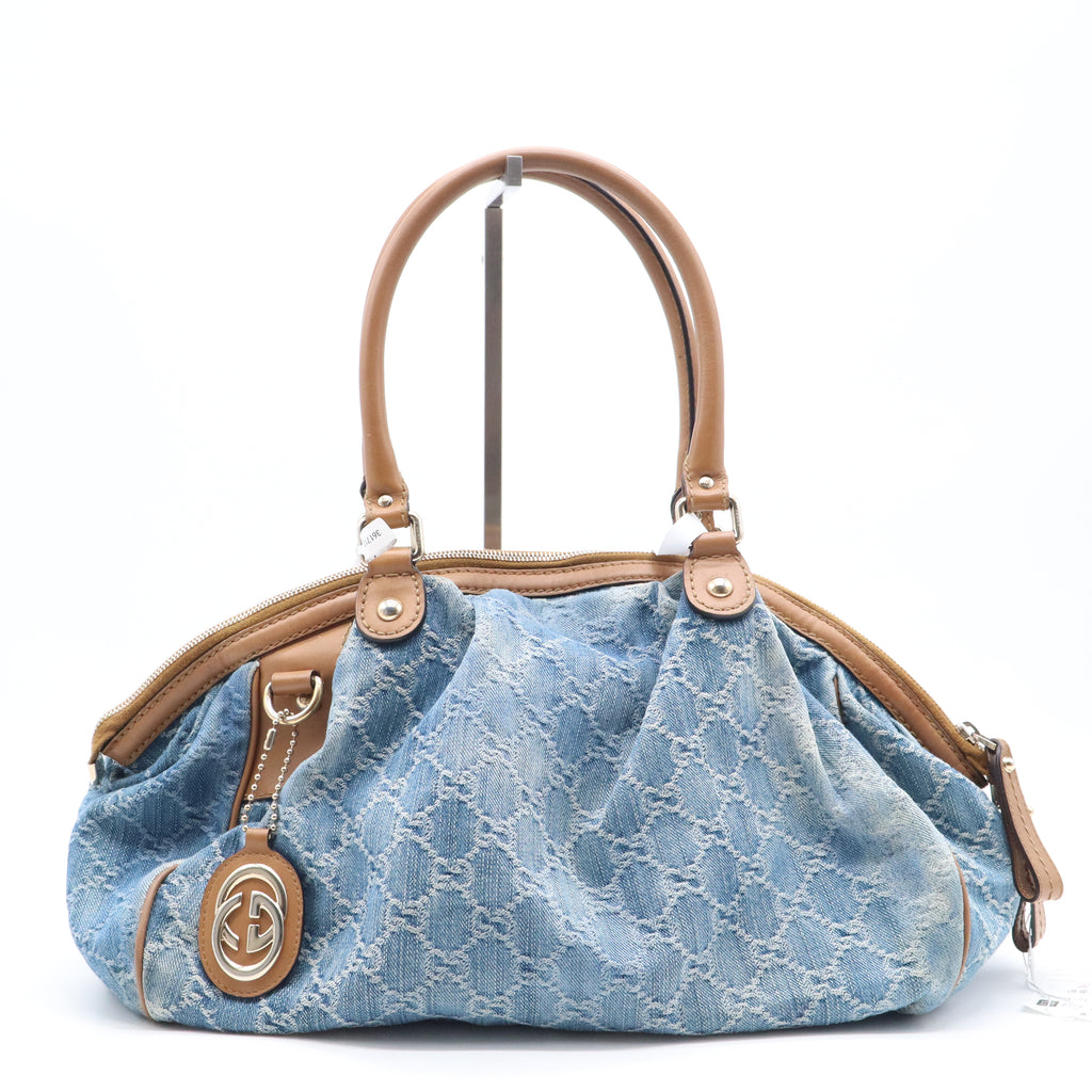 Sukey Tote GG Denim Medium Twins B20470