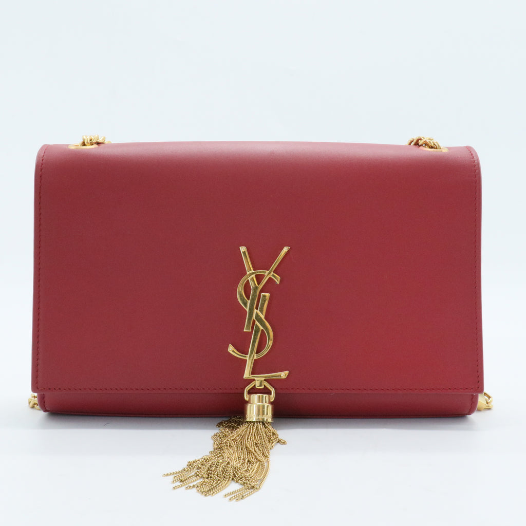 Classic Monogram Tassel Crossbody Bag Leather Medium