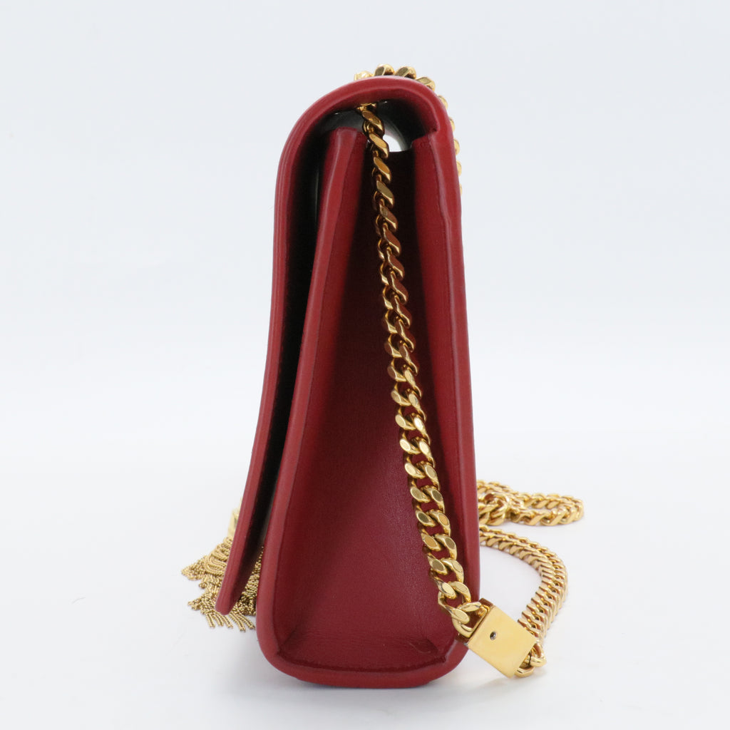 Classic Monogram Tassel Crossbody Bag Leather Medium